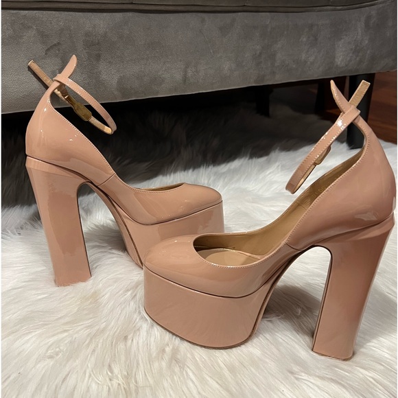 VALENTINO GARAVANI TAN-GO PLATFORM PUMP IN PATENT LEATHER 155 MM - Picture 5 of 10